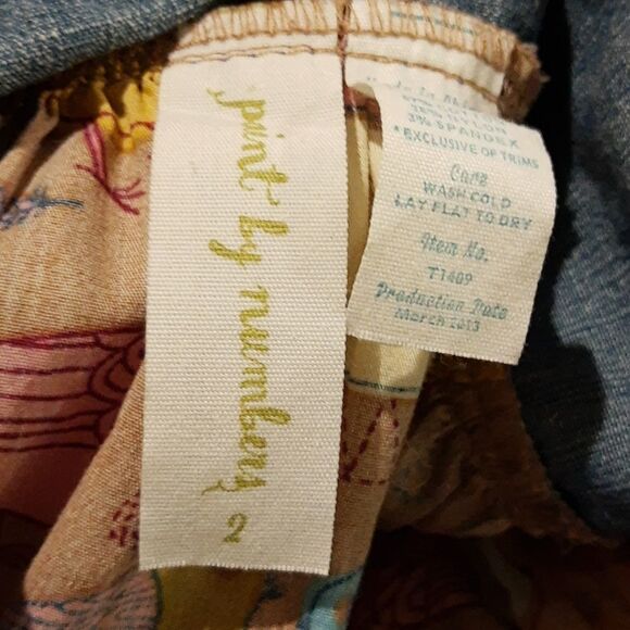 Turtledove Knot Dress Paint by Numbers Size 2T Matilda Jane blue tan - Picture 6 of 6